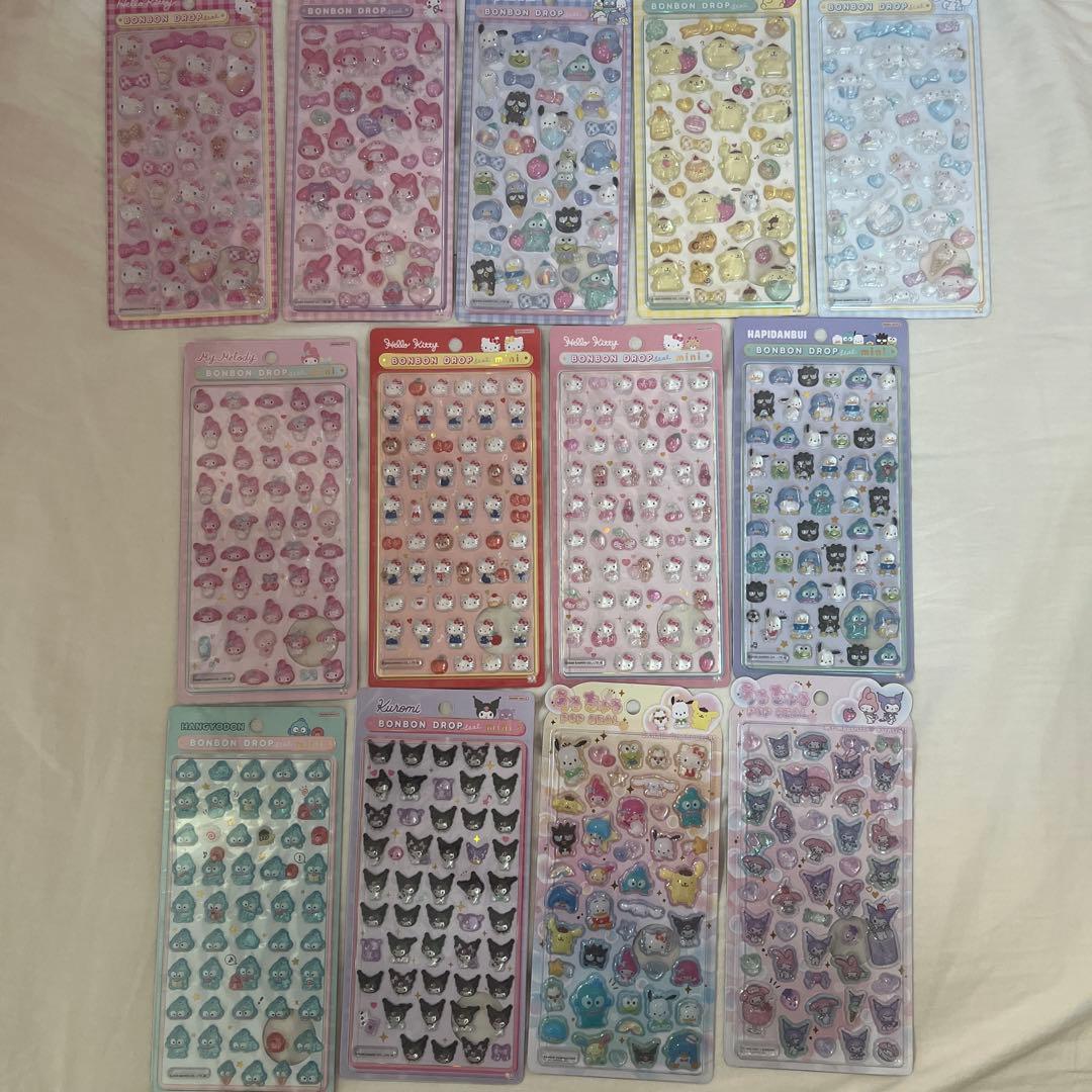 サンリオ　第二弾　 ボンボンドロップシール　ボンドロミニ　うるちゅる