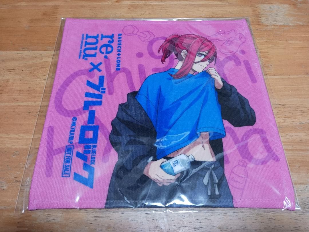 【当選品】　ブルーロック × renu 千切豹馬 書き下ろしハンドタオル