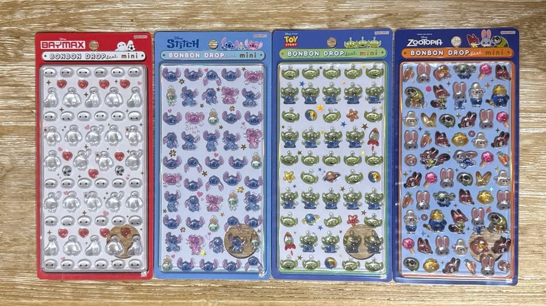 ボンボンドロップシール mini ディズニー 4種類 正規品