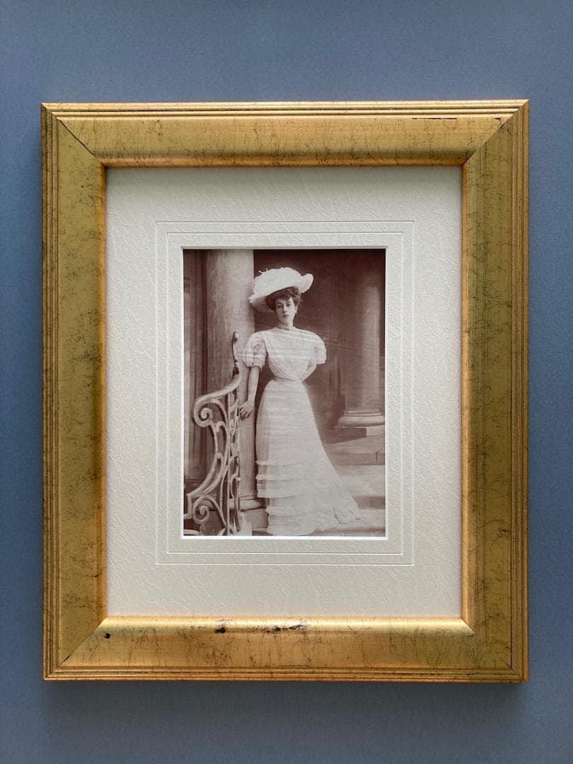 フランスアンティーク　肖像写真　ベルエポック社交界の花形　リアーヌ・ド・プジー