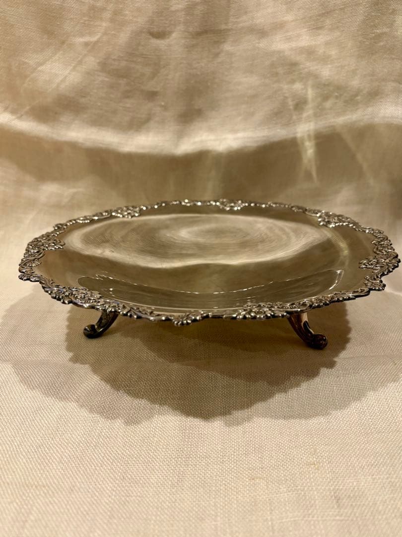 銀製　和光　コンポート皿　トレイ
