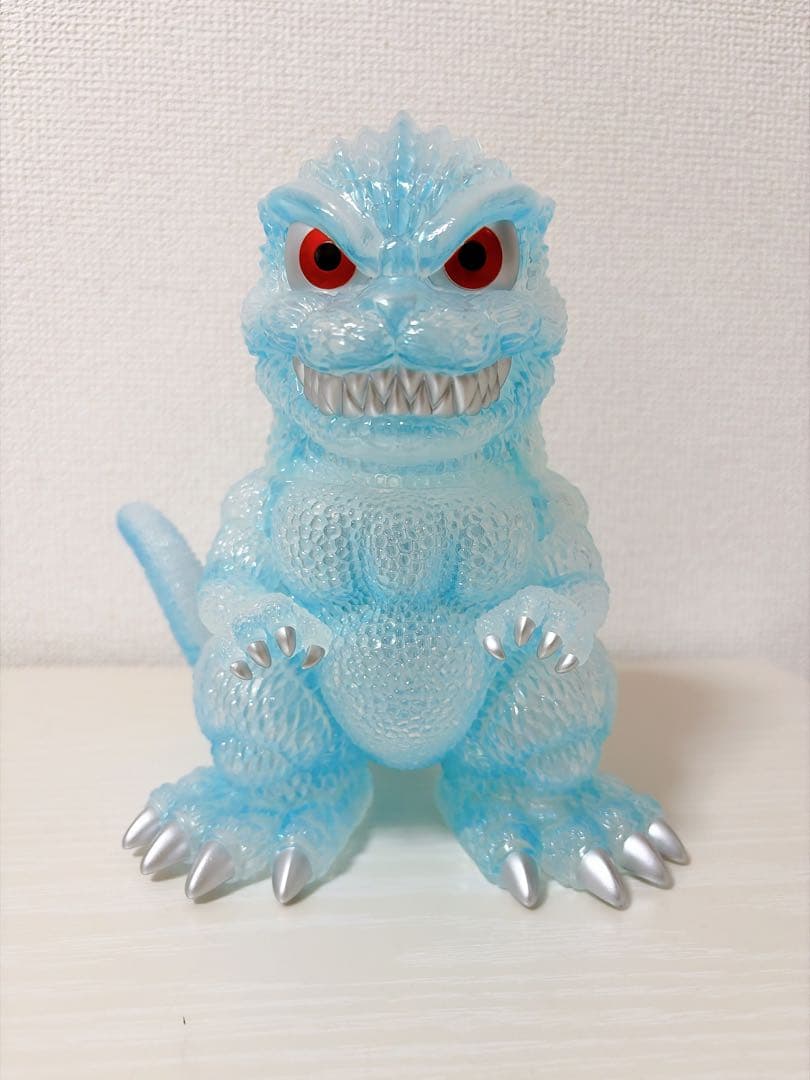 バーニングキングダム ラスト・ゴジラ ホビーラウンド33 ソフビ クリア ブルー