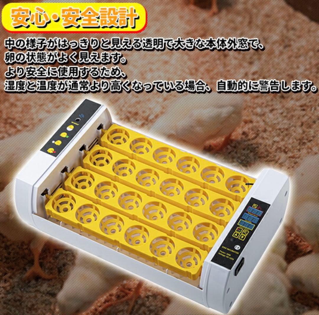 鳥類全自動孵卵器 孵化 ふ化器 自動転うずら ウズラ 牧草、保温電球、エサセット