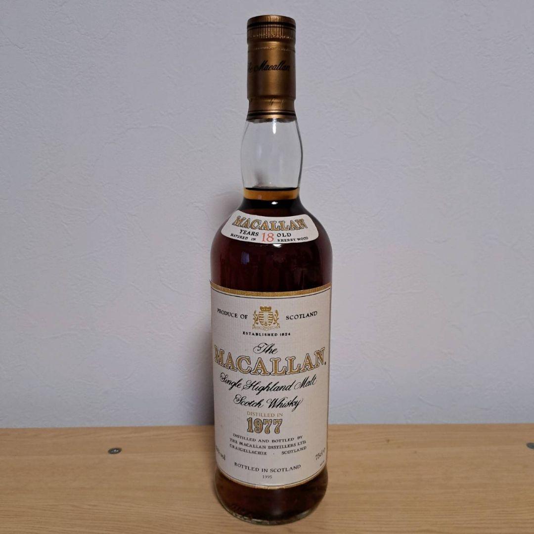 マッカラン18年　1977年　【未開封】
