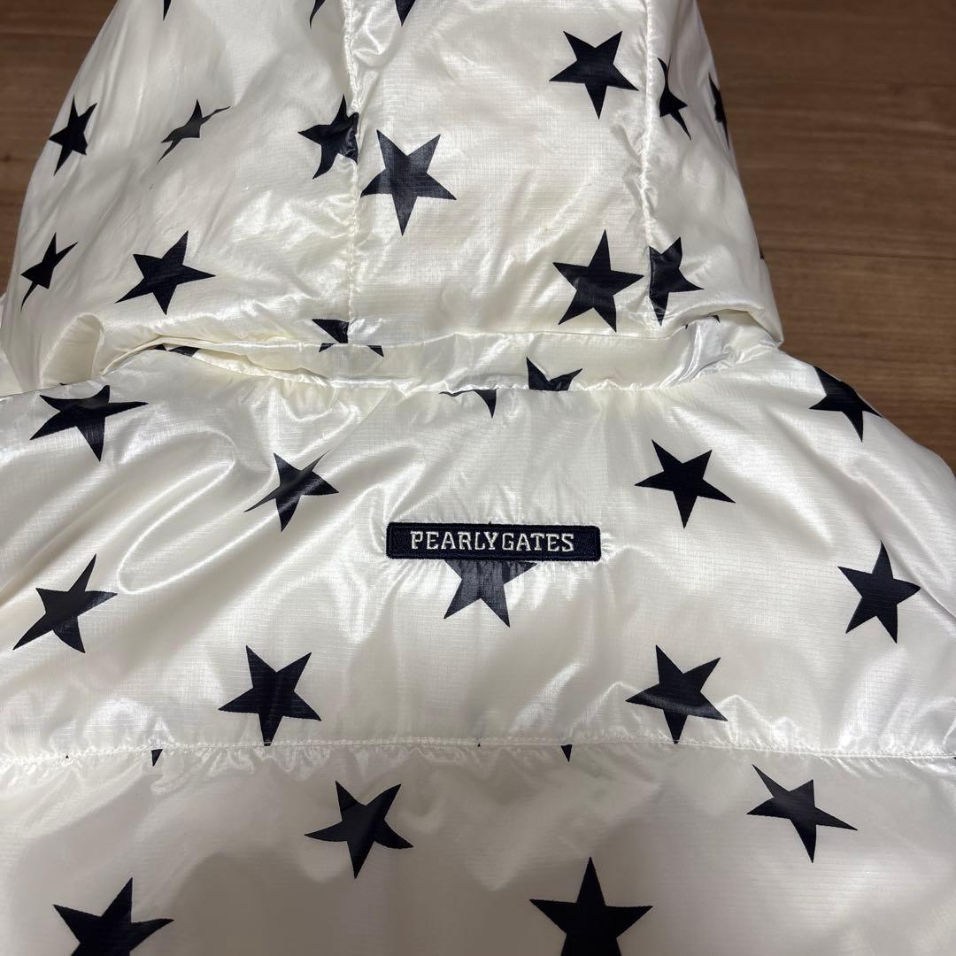 PEARLY GATES リバーシブル星柄ダウンジャケット
