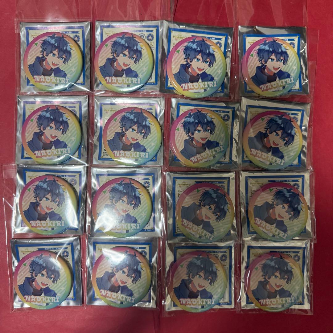 新品 カラフルピーチ ぷぴぱ 缶バッジ 等身 シェアハウス なおきり まとめ売り