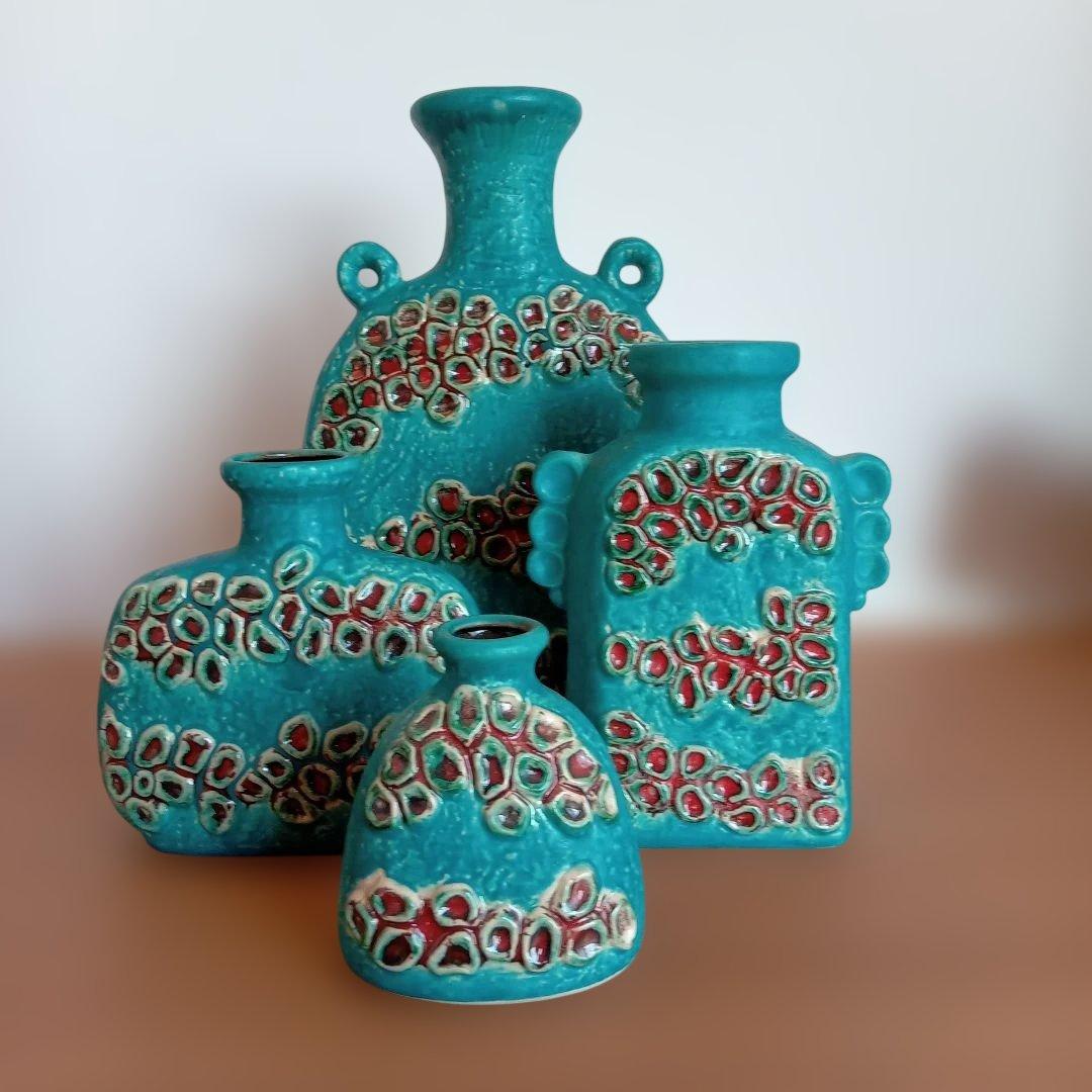 西ドイツ陶器　Fat Lavaコレクション　ミッドセンチュリーデザイン