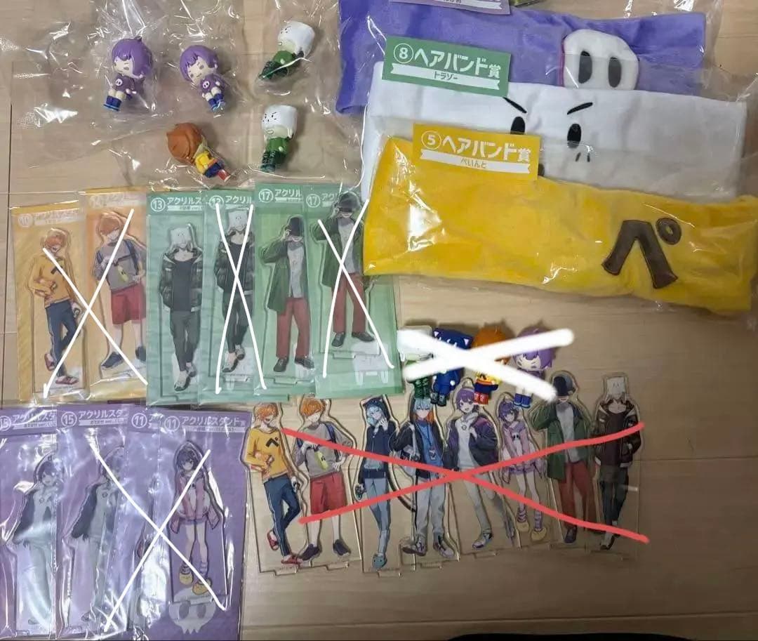 日常組、実況者　グッズバラ売り3000円~◯