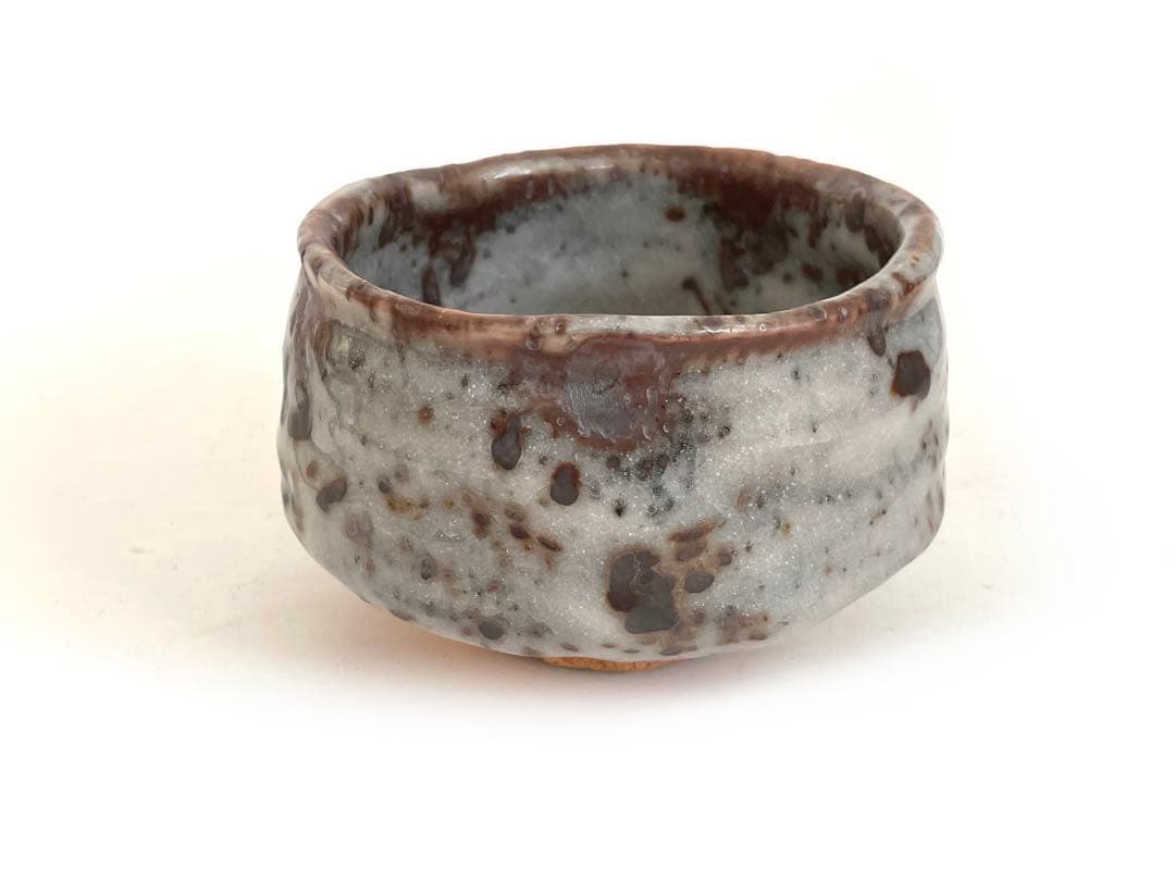 陶芸家　堀一郎　鼠志野　茶盌　茶碗　抹茶碗　茶道具　志野　美濃　瀬戸　共箱