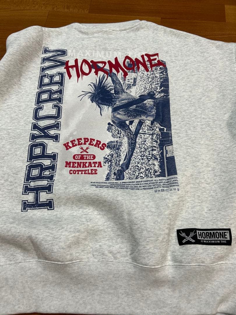 マキシマム ザ ホルモン ハーコー風ホルモンスウェット Lサイズ