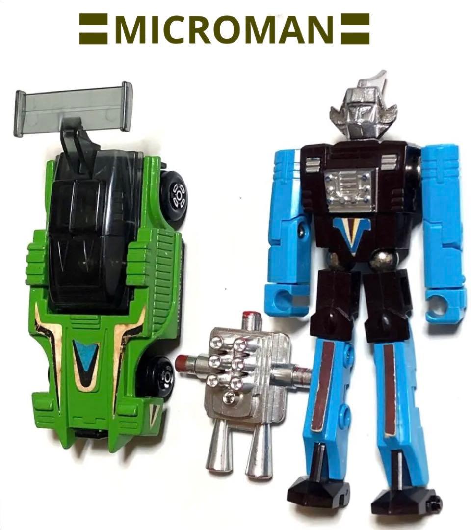 ミクロマン〓タイタンコマンド5号〓カシアス&パルサード〜タカラ／ロボットマン