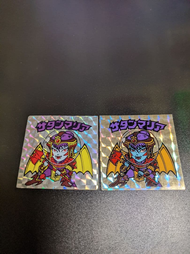 ビックリマンシール　サタンマリア　色白