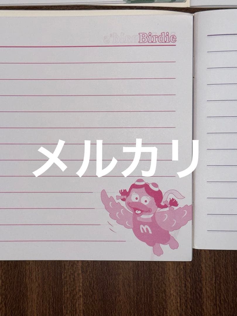 ヴィンテージ 海外 マクドナルド ノート メモ帳 ミールトイ フルコンプ 未使用