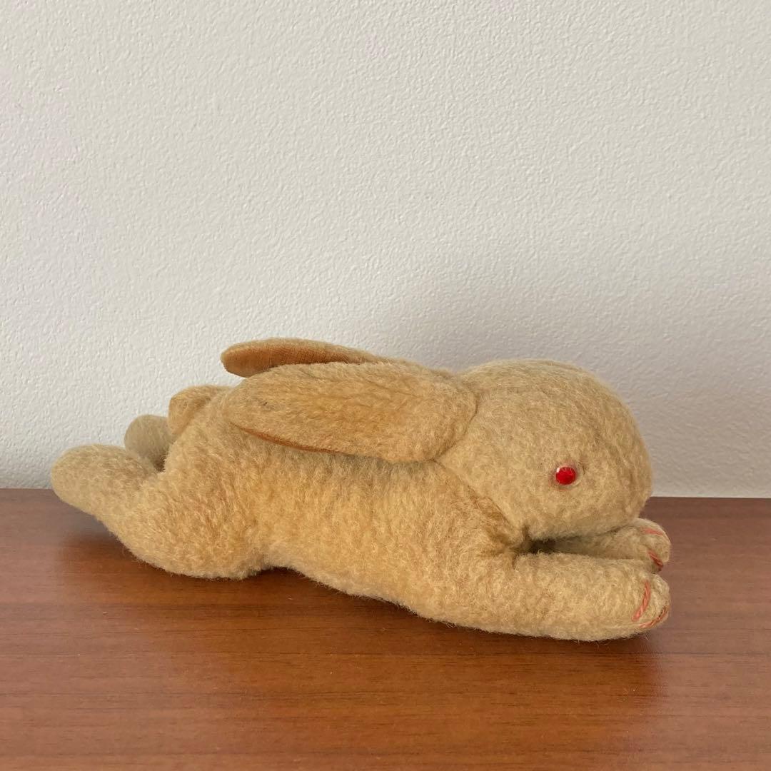 赤い目のウサギ　ぬいぐるみ　ドイツ　ヴィンテージ