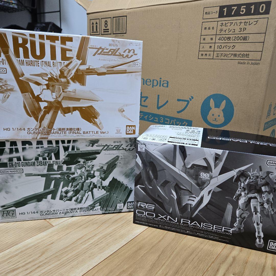 ガンプラキットセット HG RG 3点