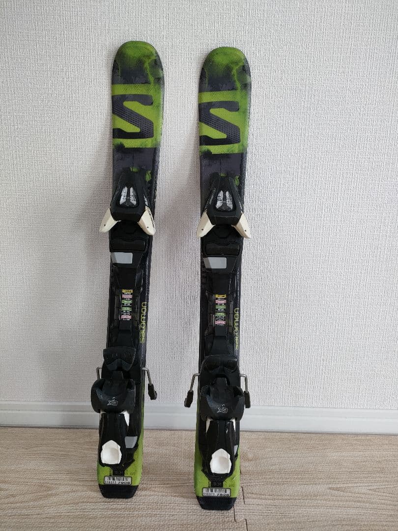Salomon スキー板 70 CM グリーン/ブラック