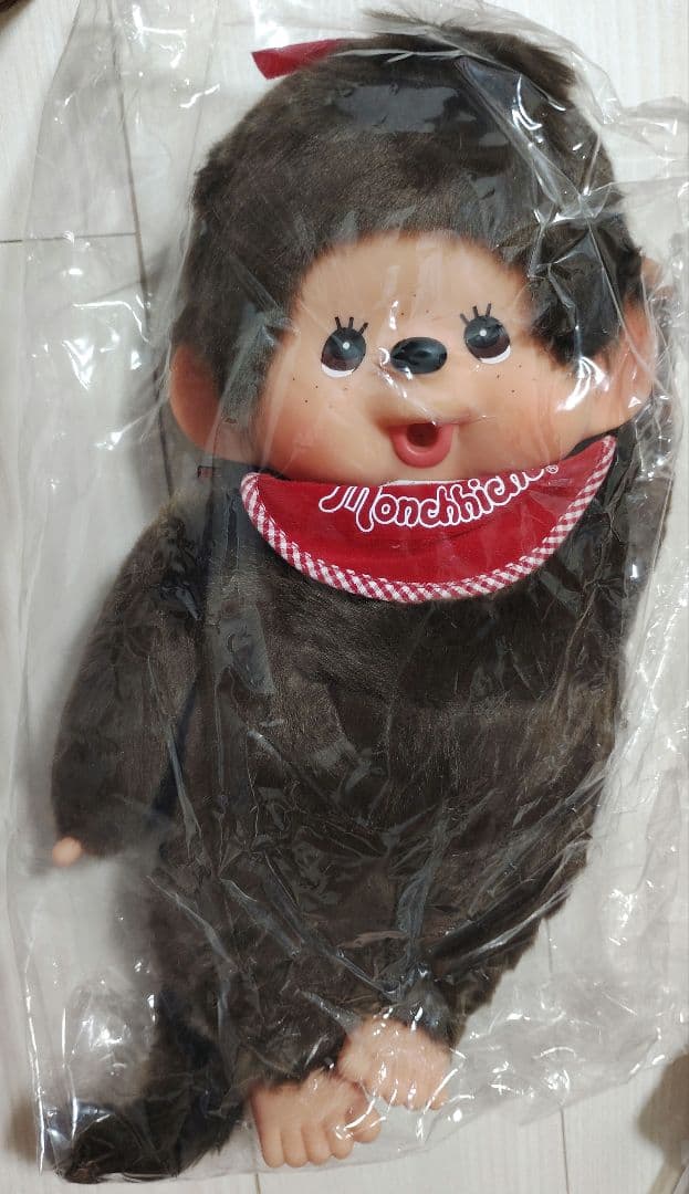 モンチッチ　プレミアムスタンダード　Lサイズ　ブラウン　女の子