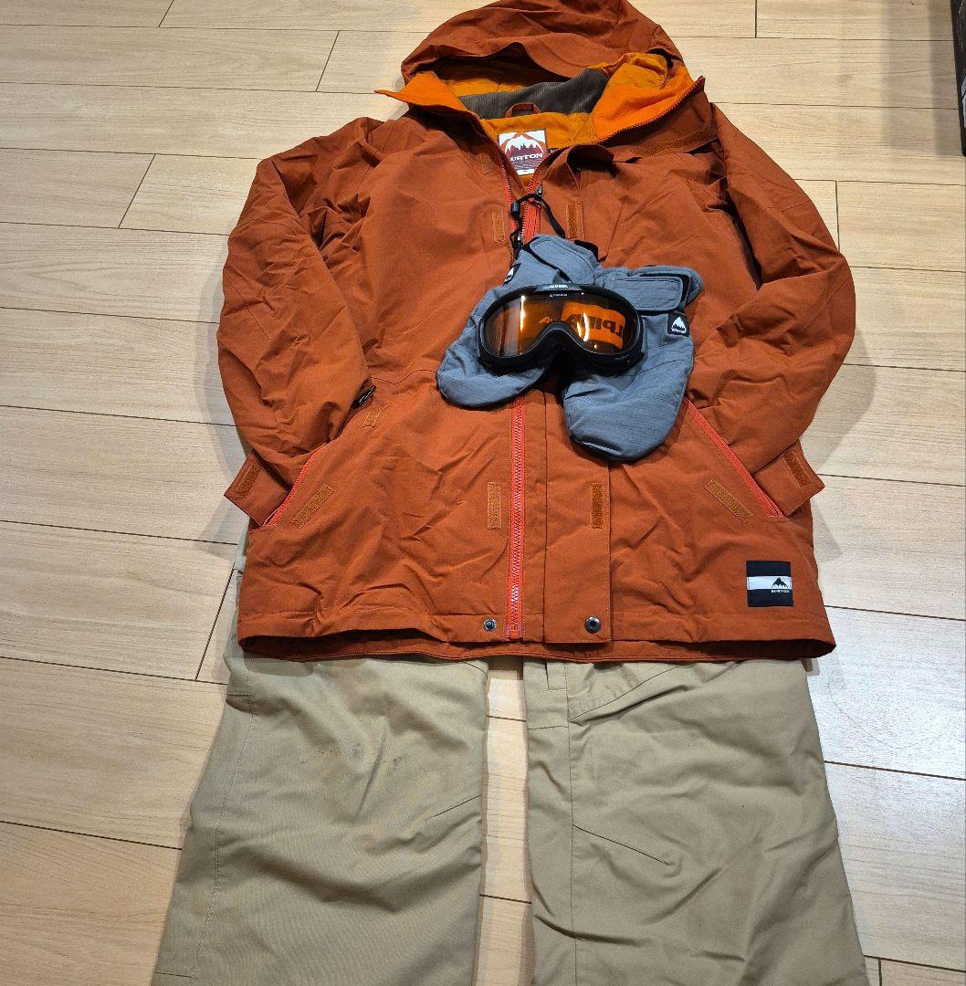 スノーボード ウェア＋ゴーグル　 BURTON ウェアセット