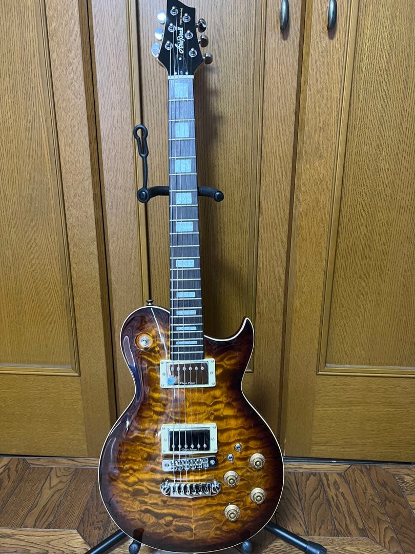 ひろパパAria Pro Ⅱ エレキギター レスポールPE-480