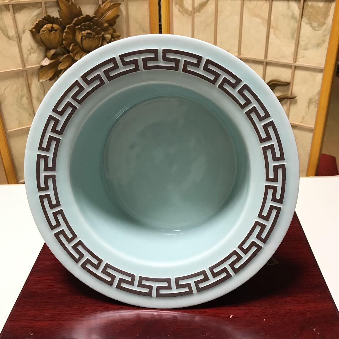 青瓷　龍泉青瓷　中国土産　工芸美術品　共箱