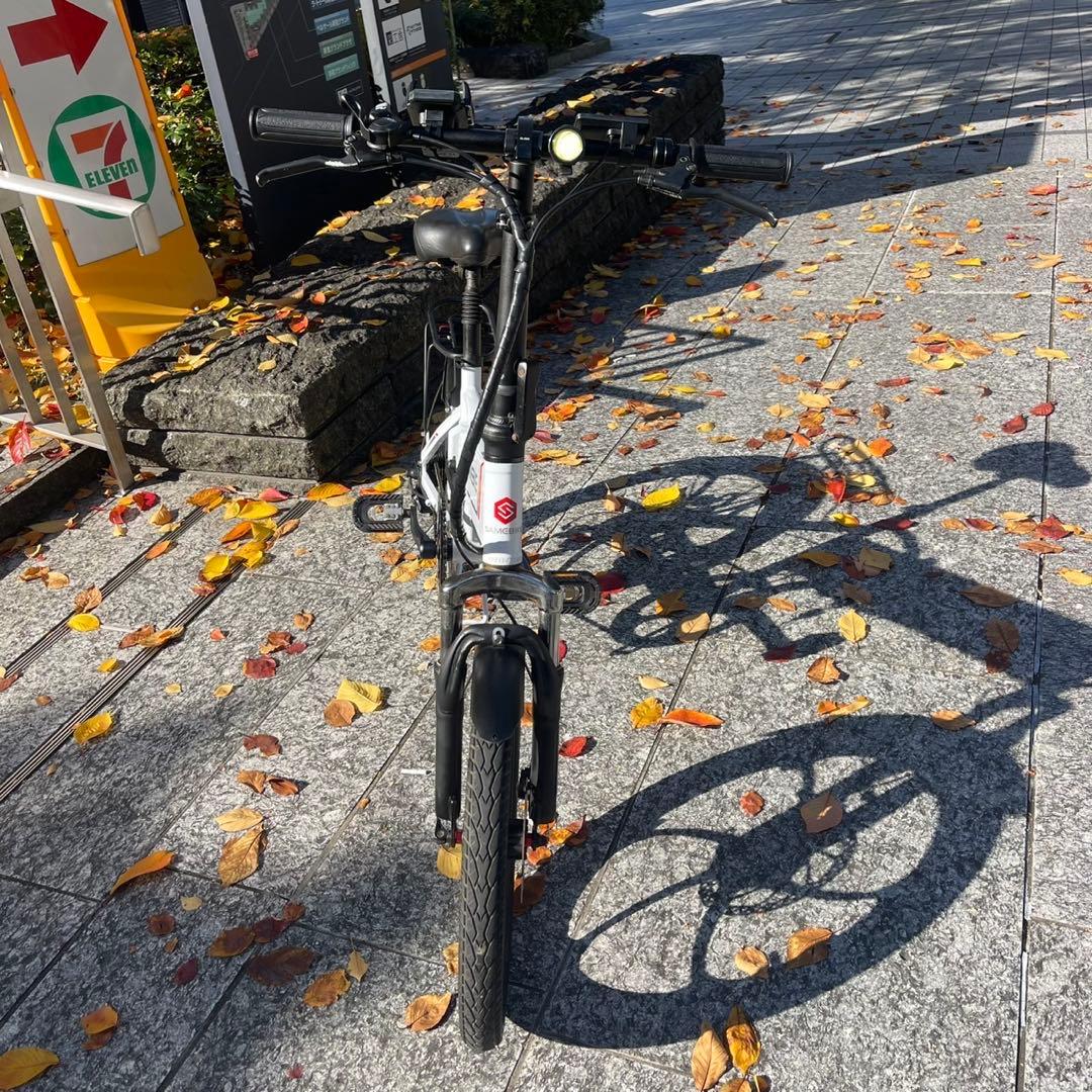 ちやおSAMEBIKE 折りたたみ電動アシスト自転車