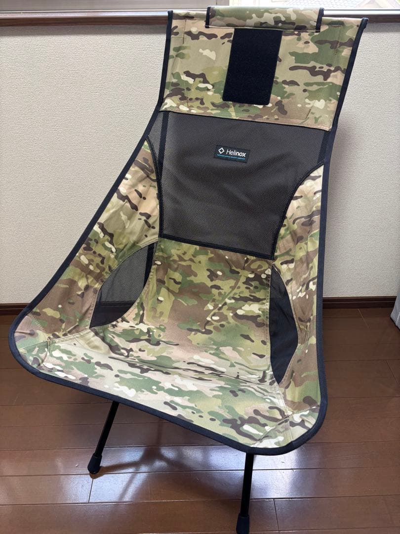ヘリノックス　サンセットチェア　カモ