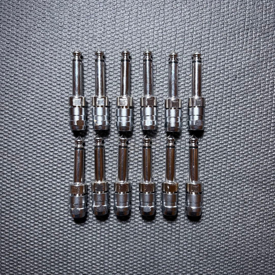 オヤイデ（Oyaide）ソルダーレスプラグ（SLP-240S） S型12個