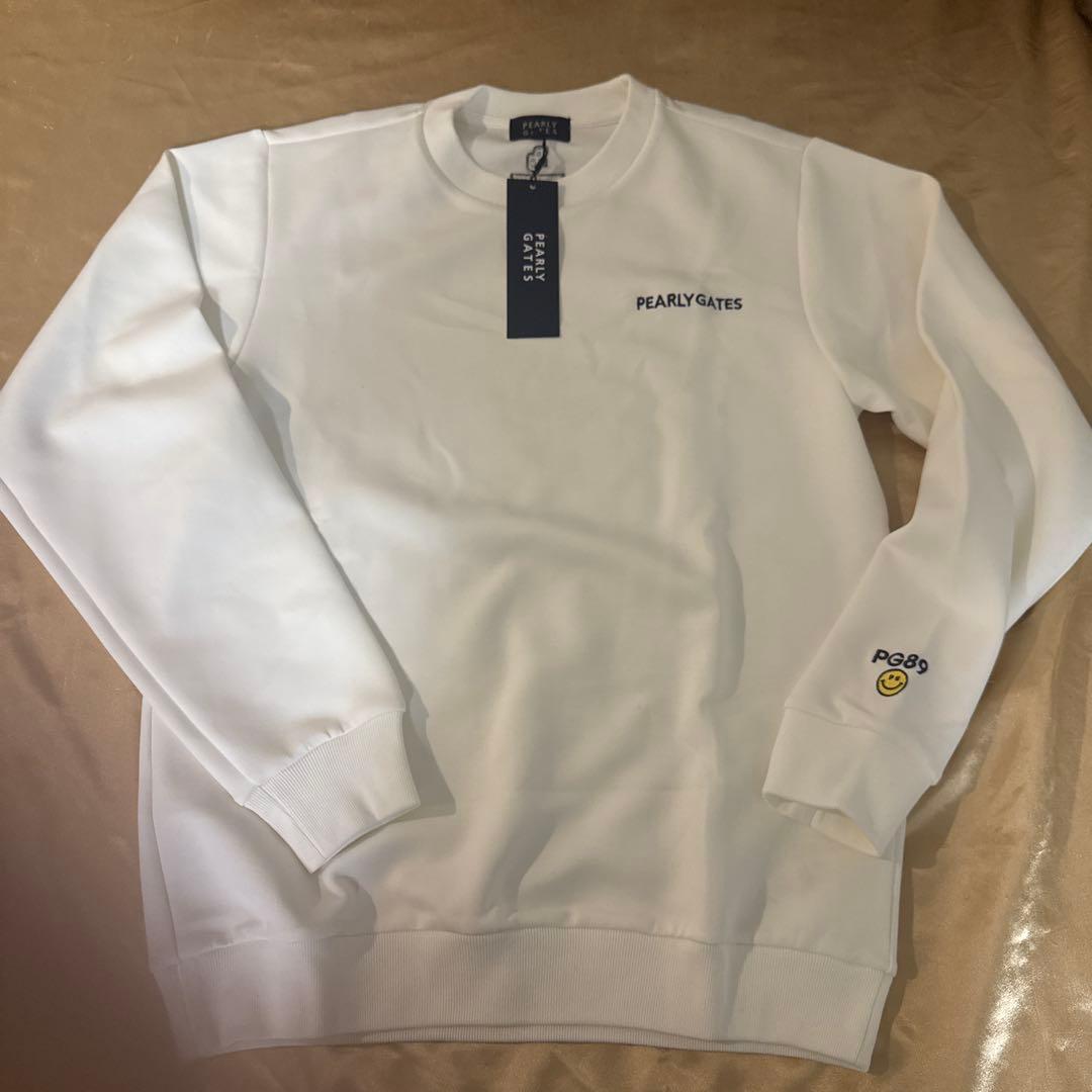 PEARLY GATES ホワイトセーター トレーナー PG89 サイズ5