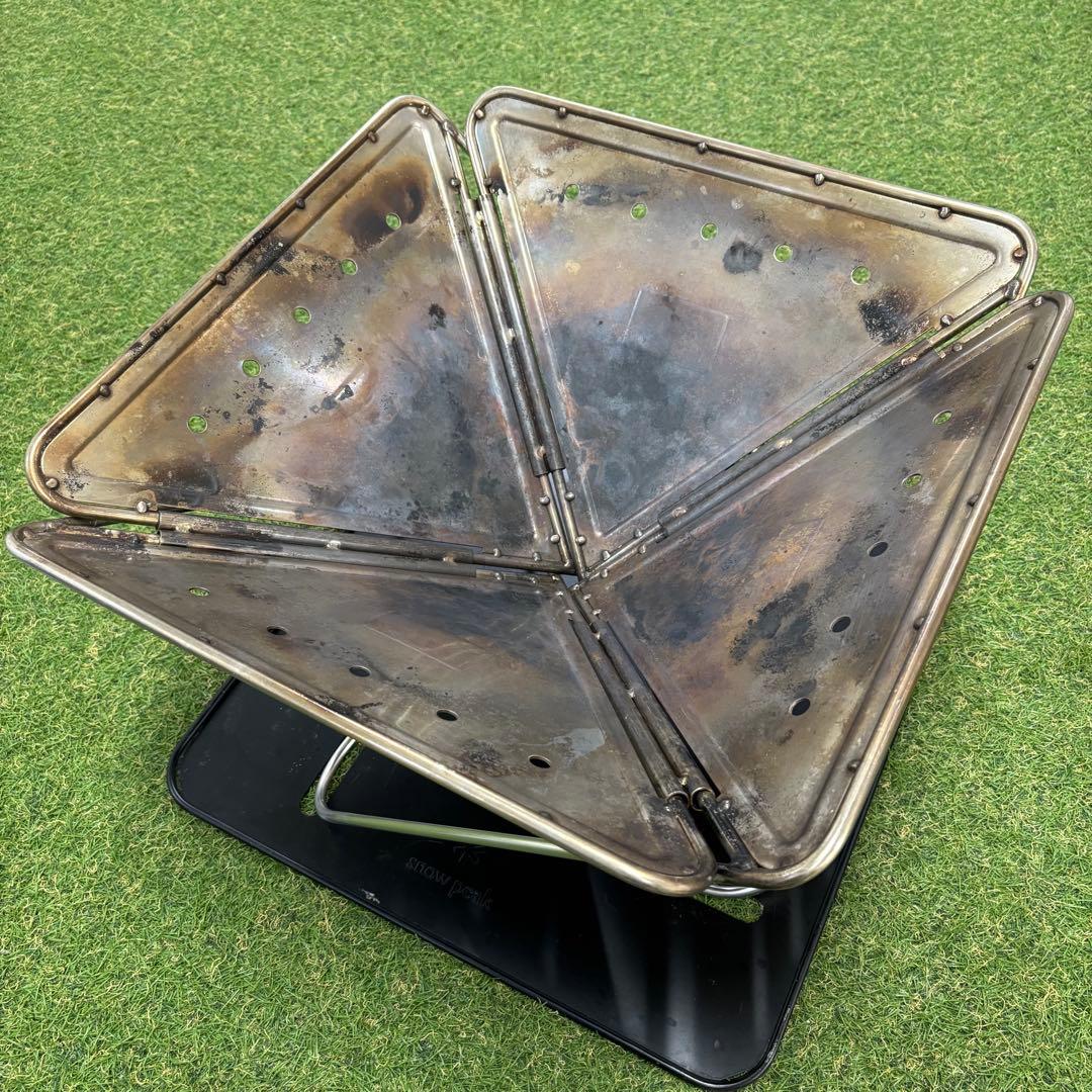 【即日発送】スノーピーク 焚火台L べースプレート 炭床 グリルブリッジセット