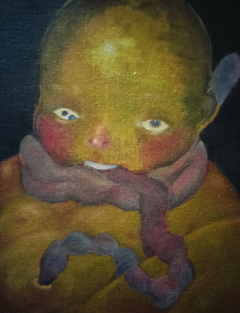 油絵ヴァージン卒業1作品目