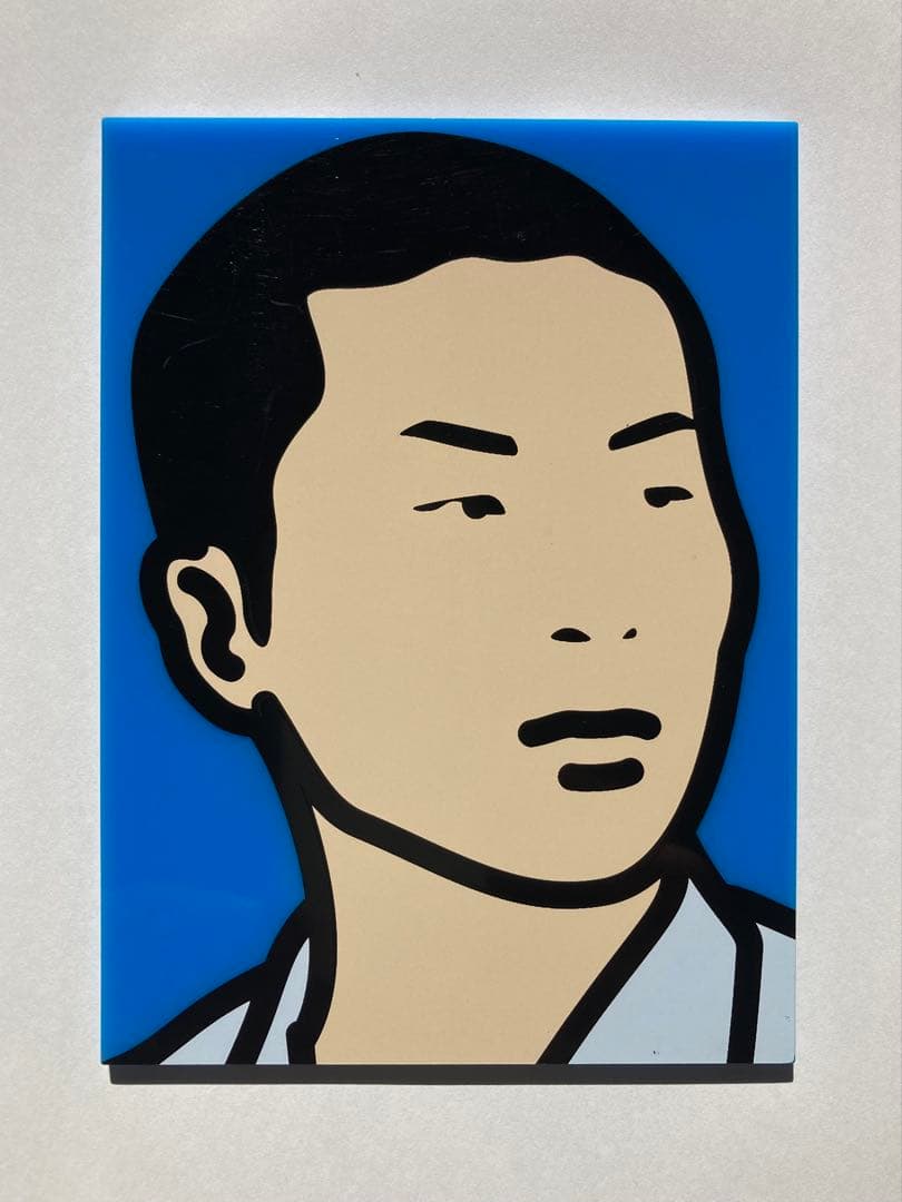 ジュリアン・オピー 展覧会 招待状（2014年）