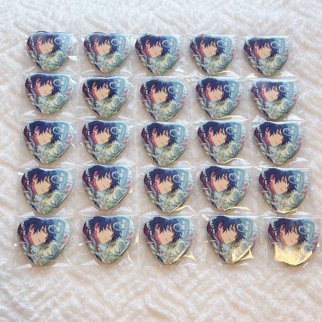 漣ジュン 25個 ハート缶バッジ あんスタ 即購入不可