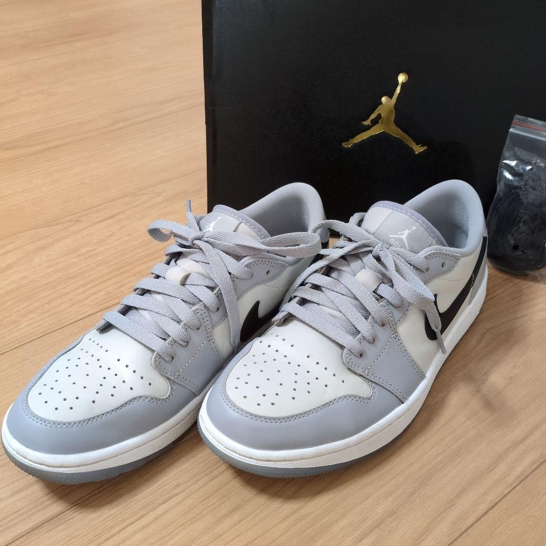 NIKEAir Jordan 1 　ゴルフスニーカー　ウルフグレー