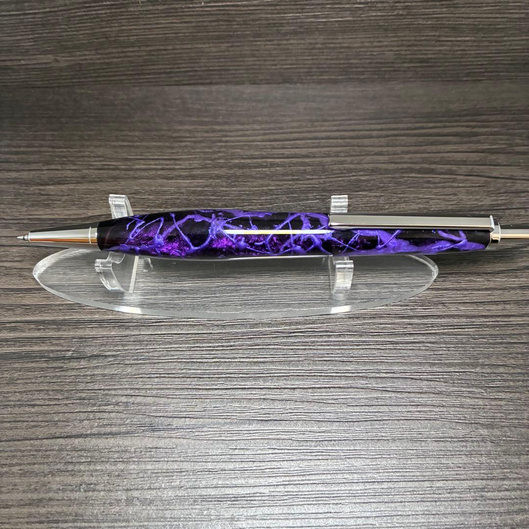 【紫一閃雷鳴】 ボールペン0.5 （flagship model）