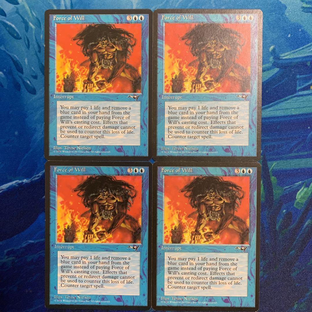 ✴︎MTG 4枚 意志の力