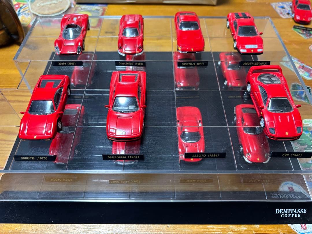 ダイドーデミタス　Ferrari フェラーリ ミニカー 19台セット