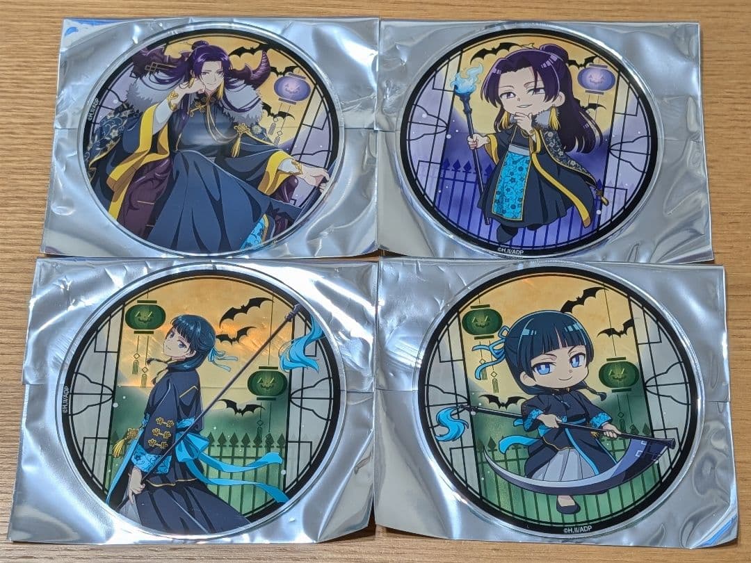 薬屋のひとりごと　アニメイトグラッテ　アクリルコースター4枚セット　壬氏　猫猫