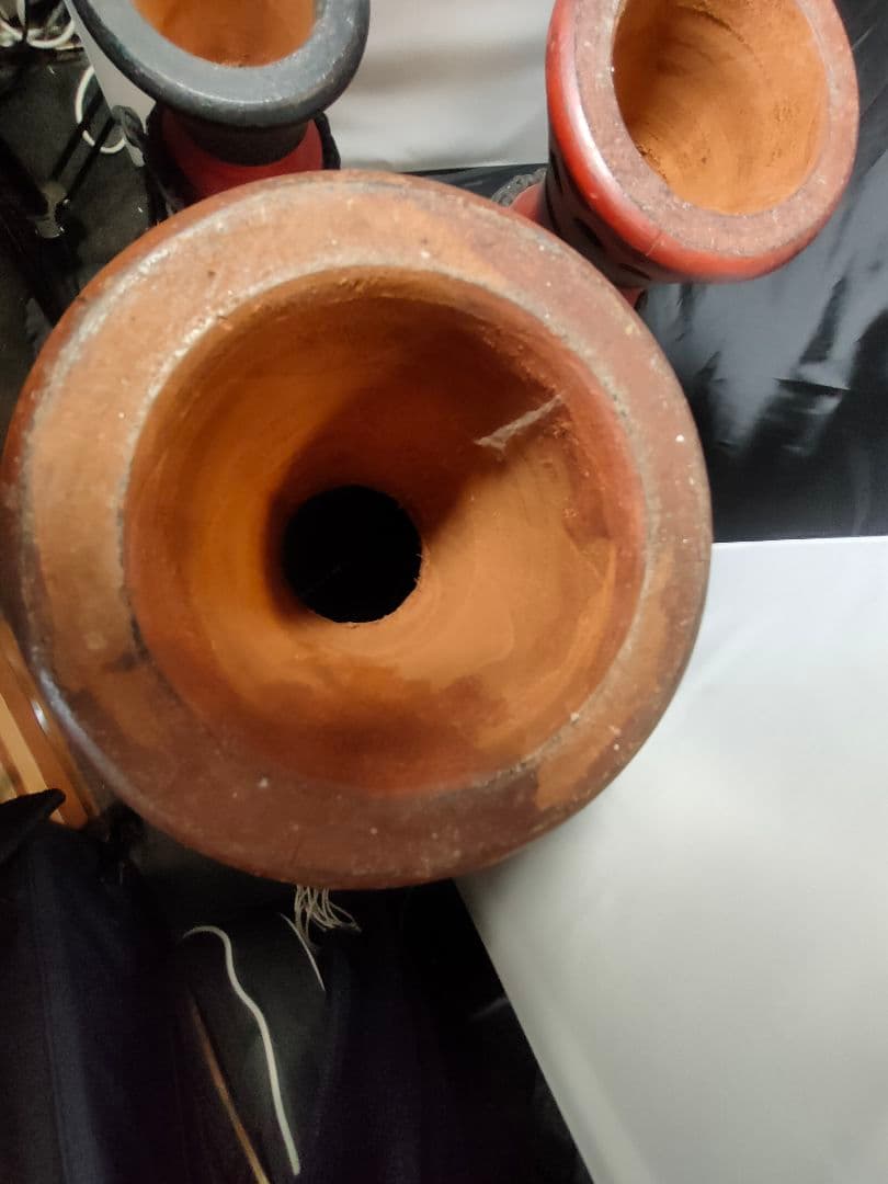 3本セット 西アフリカパーカッション 本場のセネガル産 ジャンベ レアな蛇革