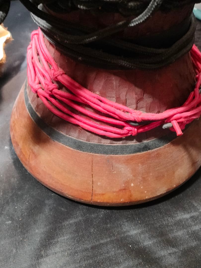 3本セット 西アフリカパーカッション 本場のセネガル産 ジャンベ レアな蛇革