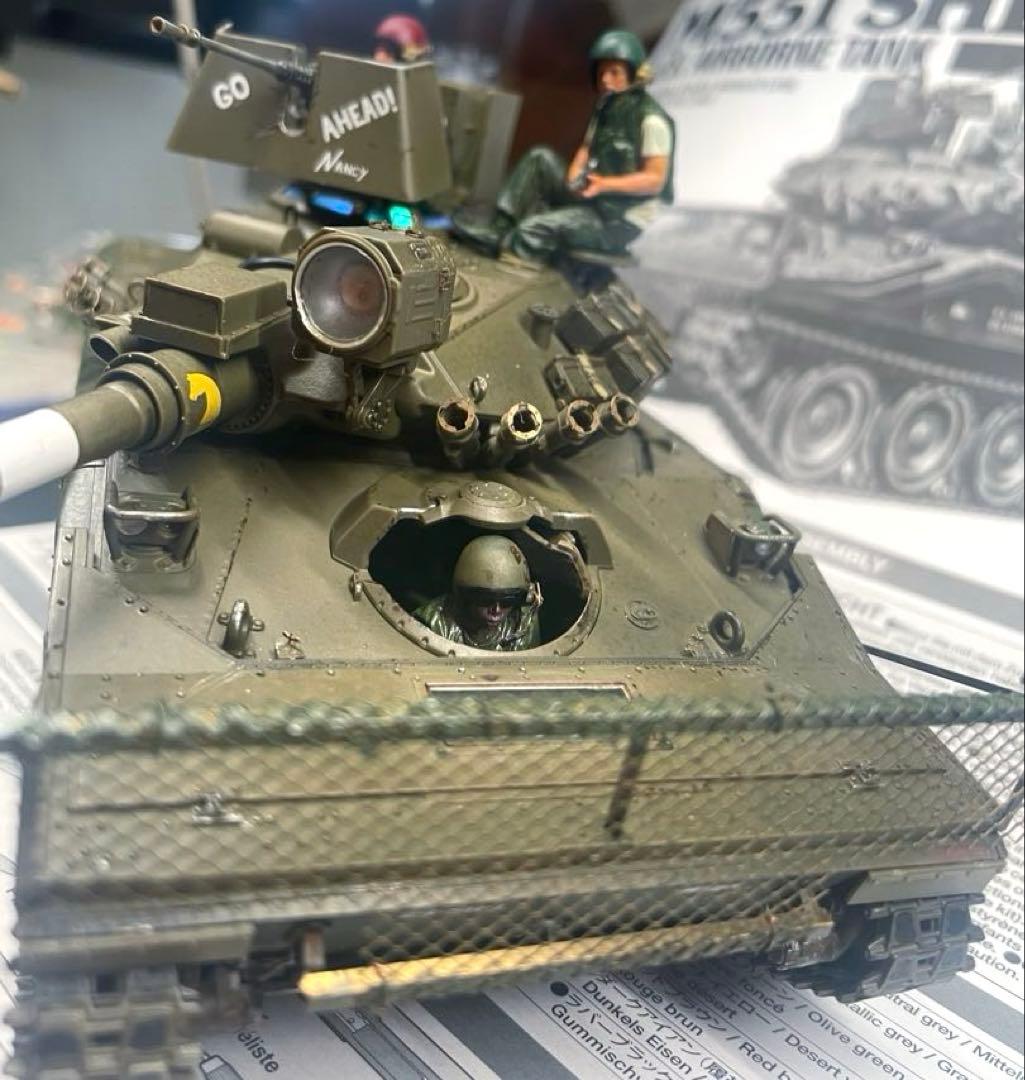 タミヤ1/35M551シェリダン完成模型