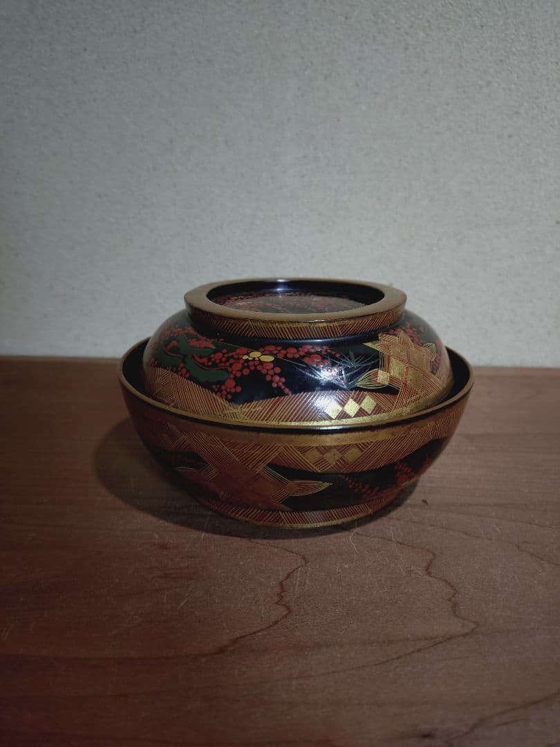 秀衡椀 南天紋 椀