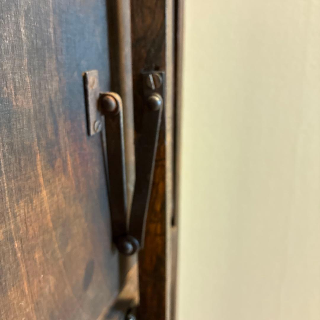 英国ヴィンテージ3段ケーキスタンド木製スリーティアーズ折りたたみ式