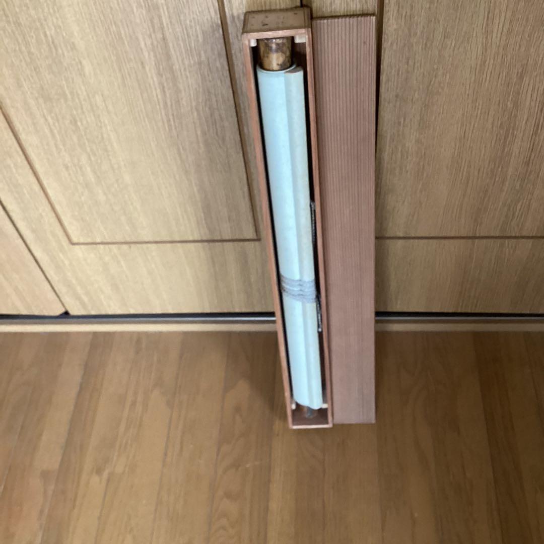 松瀬青々　　紙本彩色画　《朝顔之図》掛軸一幅　軸先竹加工　　肉筆画　234