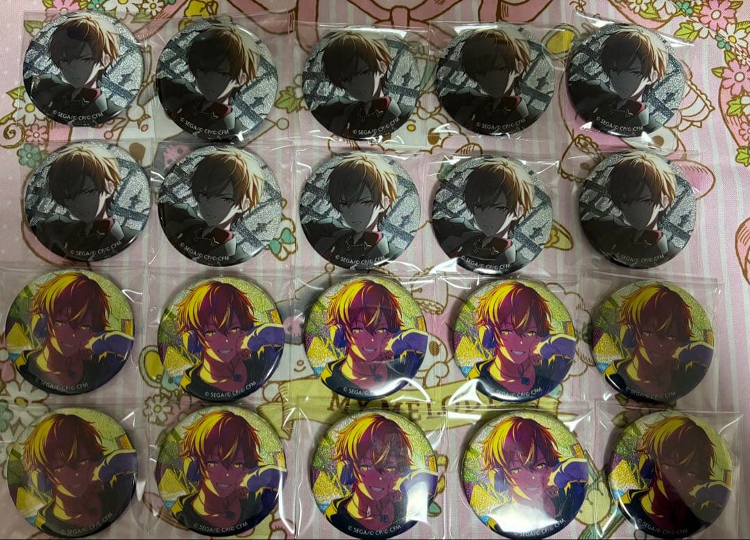 プロセカ グリッター缶バッジ 34 B 30A 彰人 グリ缶 20個 セット