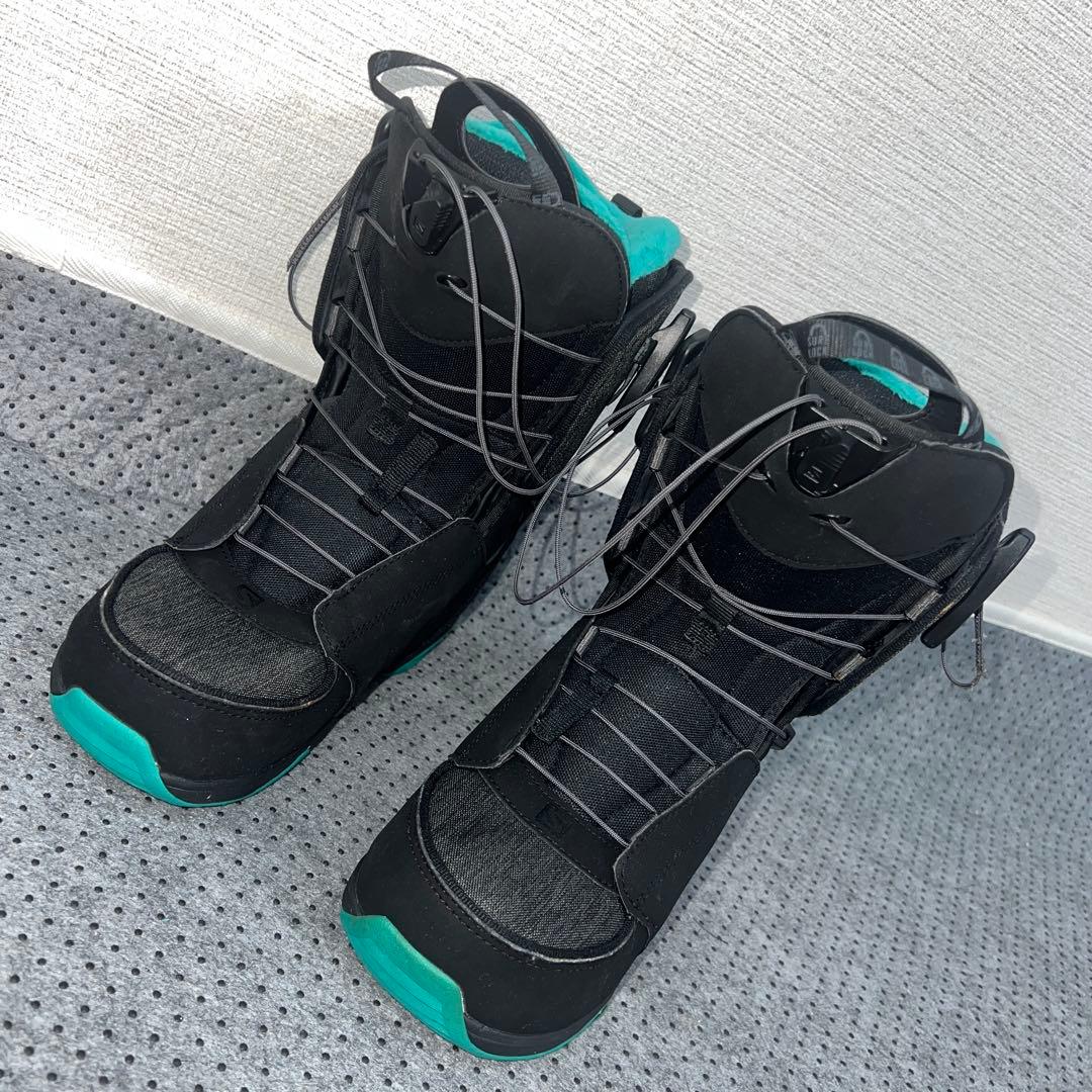 2回使用 レディース 23cm SALOMON IVY スノーボードレースブーツ