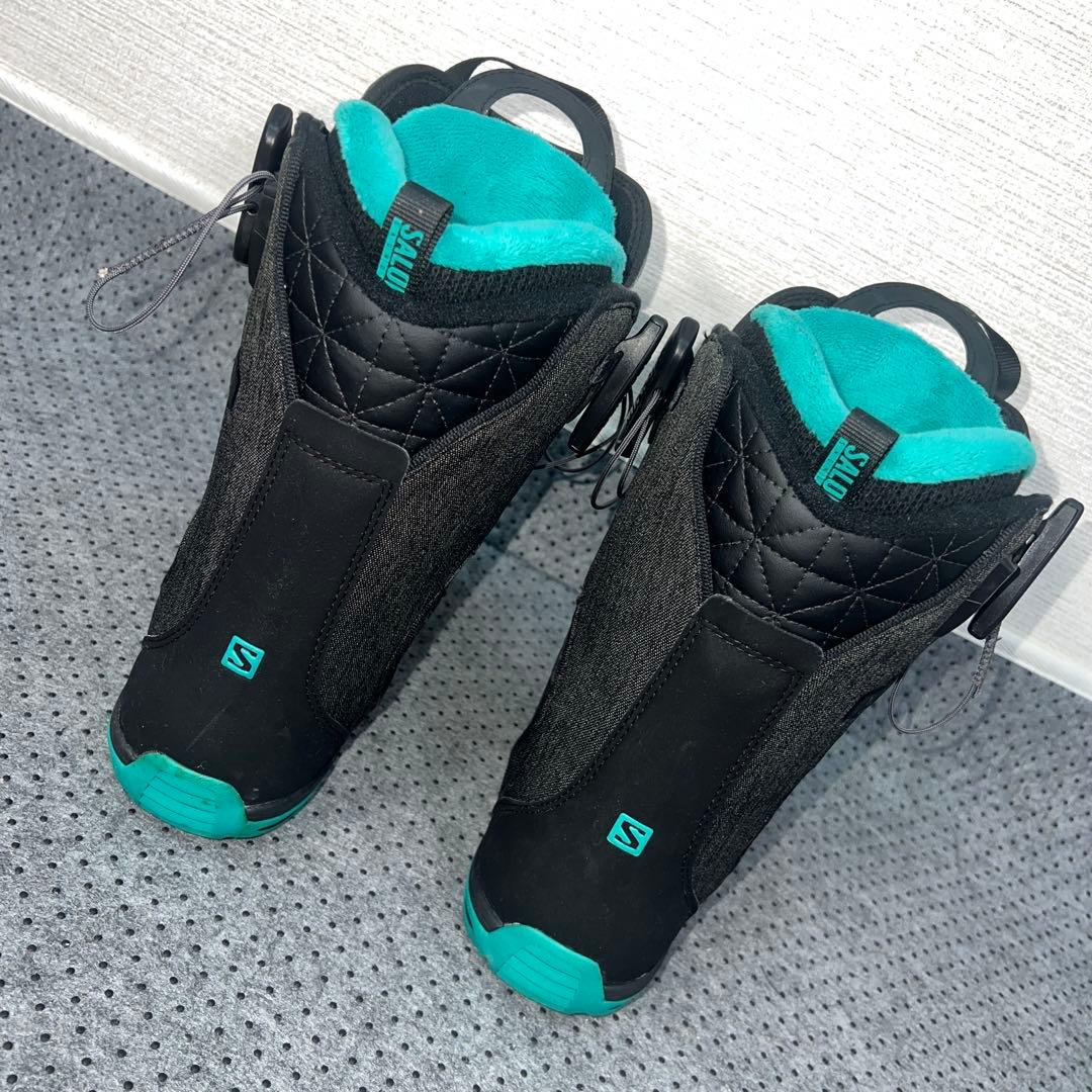 2回使用 レディース 23cm SALOMON IVY スノーボードレースブーツ