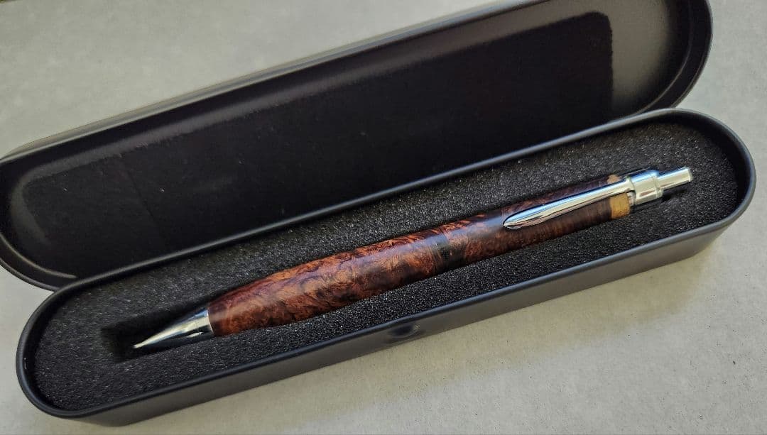 h*3様 【極美品】ホンジュラスローズウッド瘤 源平 シャーペン