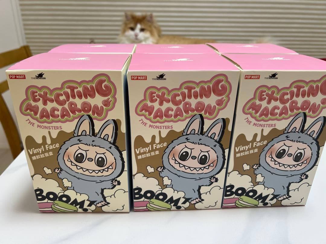 LABUBUラブブ マカロン ぬいぐるみ シリーズ 正規品 公式 6種類全