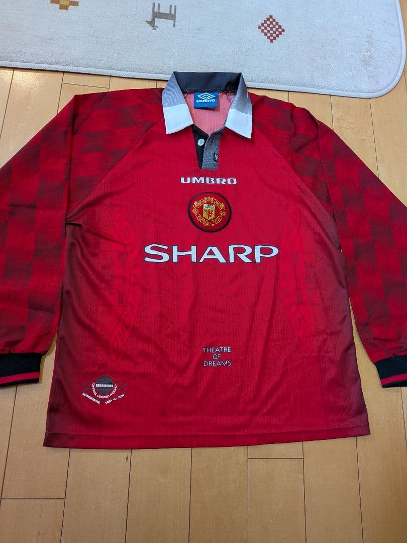 ヴィンテージユニフォームマンチェスターユナイテッドNo.10ベッカム長袖