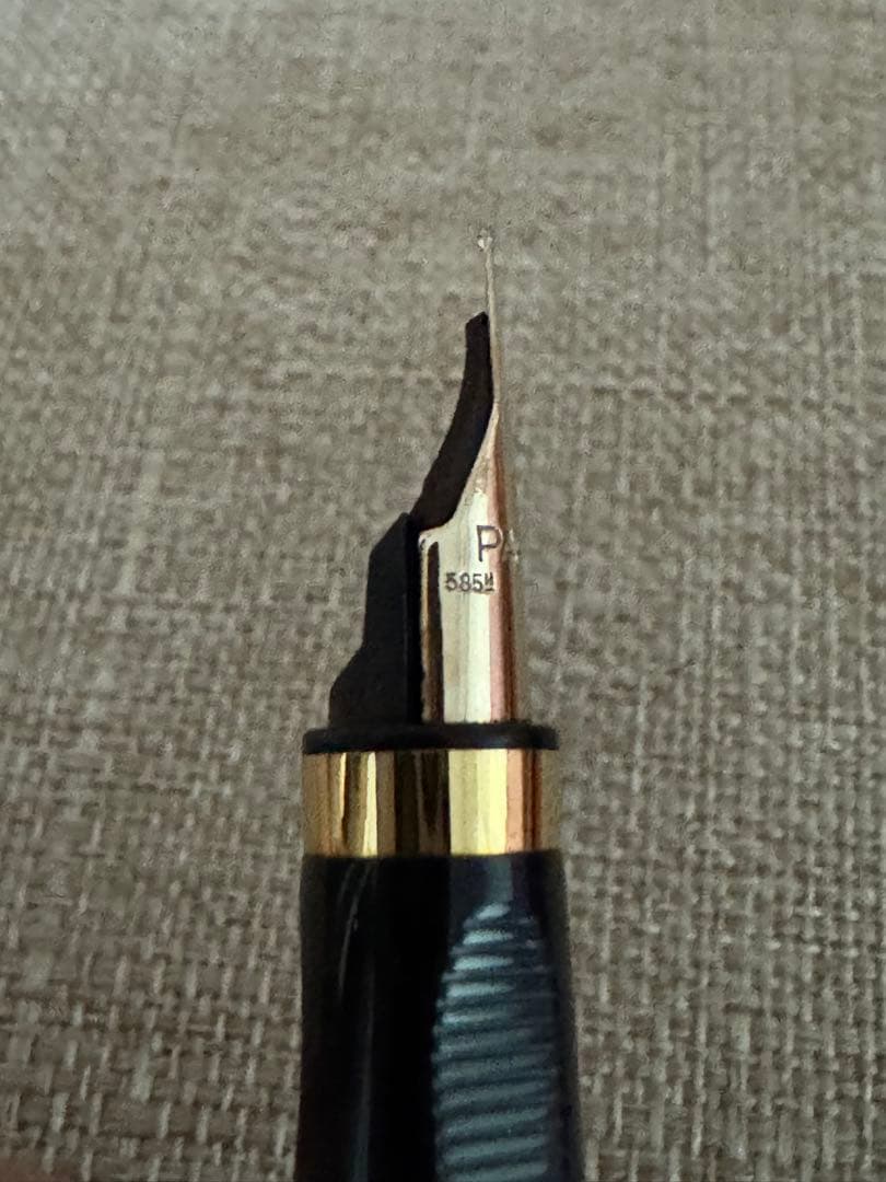 パーカー ワインレッド 万年筆&シャープペン2本セット 1980